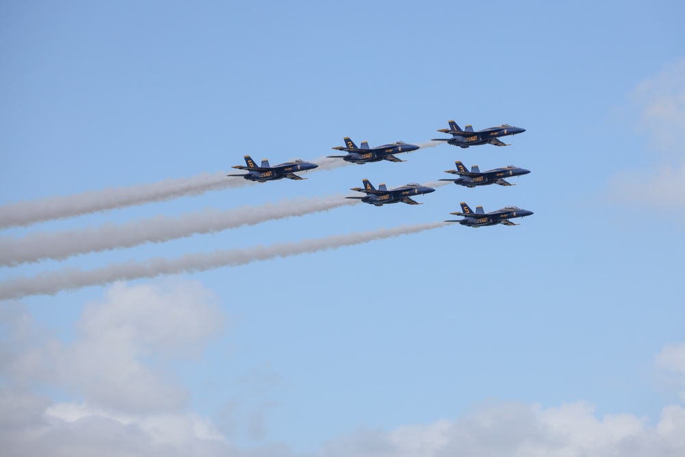Blue Angels at Kaneohe Bay Airshow 2025