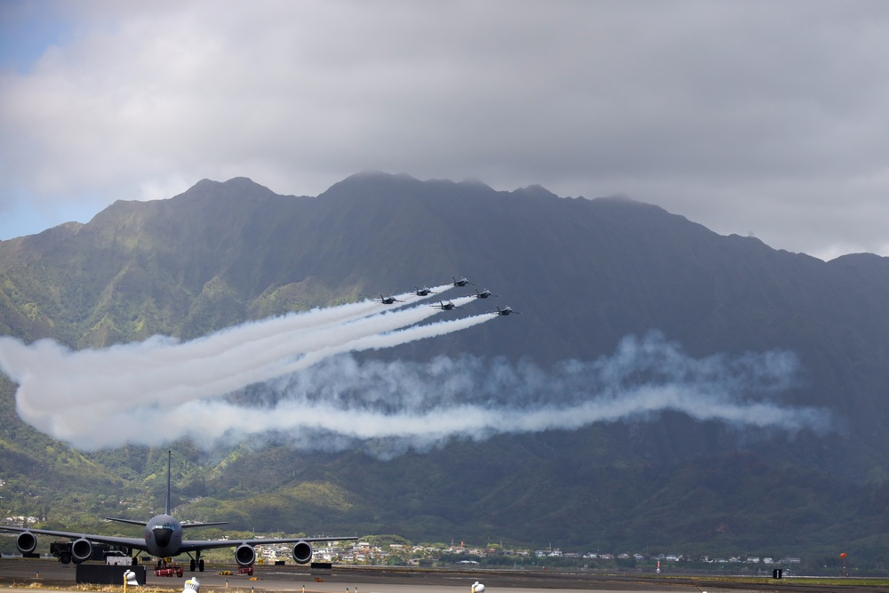 Blue Angels at the 2025 MCBH Kaneohe Bay Air Show