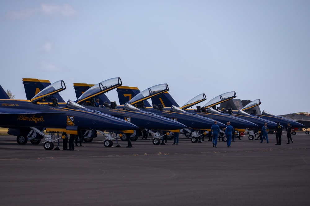 Blue Angels at Kaneohe Bay Airshow 2025