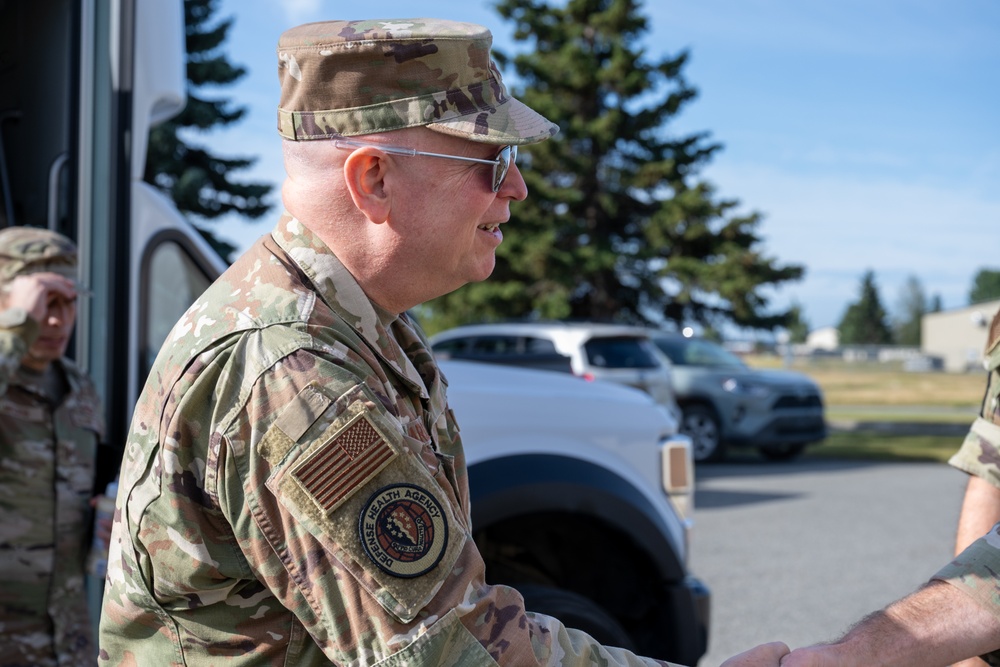Medical Readiness Command-Alpha leadership visits JBER