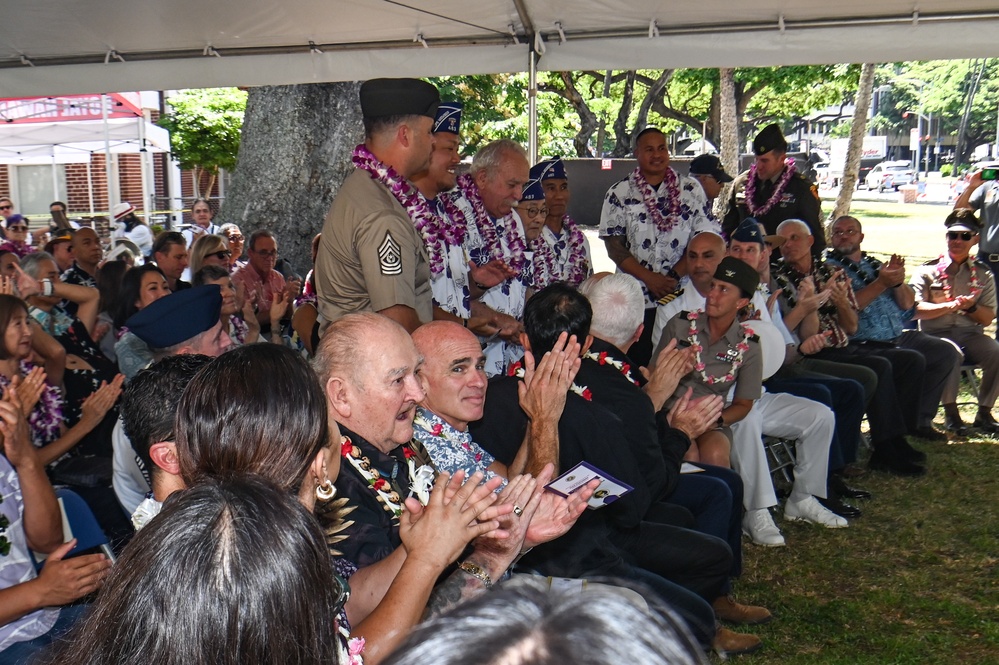 Honolulu recognized as Purple Heart City