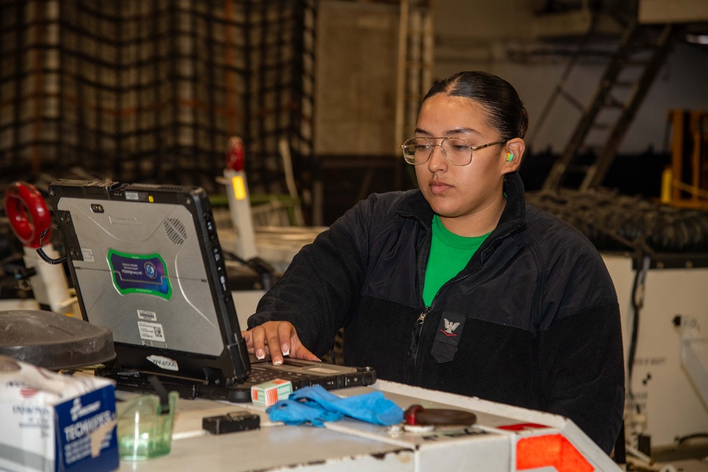 USS Theodore Roosevelt Maintenance