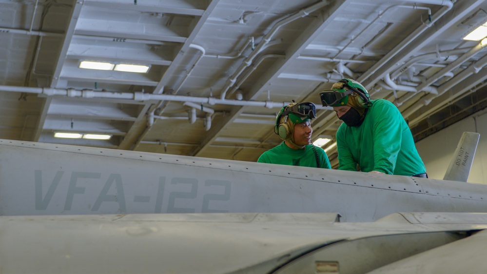 USS Theodore Roosevelt Maintenance