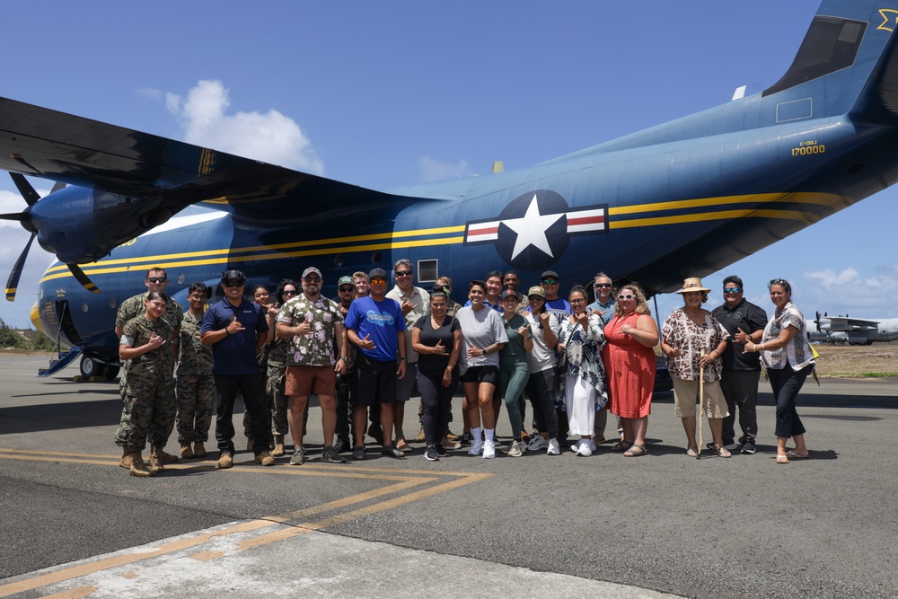 U.S. Navy Blue Angels Host “Fat Albert” Ride-Along During Military Appreciation Day At MCBH