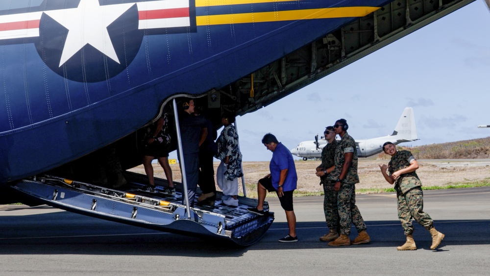 U.S. Navy Blue Angels Host “Fat Albert” Ride-Along During Military Appreciation Day At MCBH