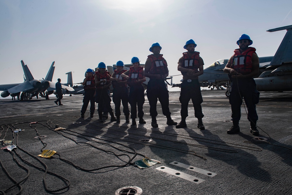 Nimitz Conducts a Replenishment-at-Sea