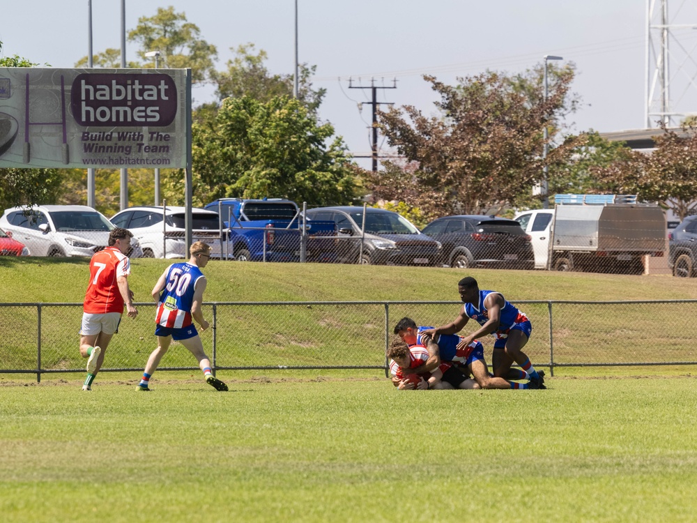 MRF-D 25.3: U.S. Marines participate in Darwin 9s AFL tournament