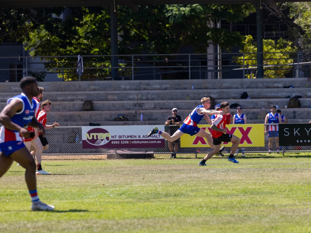 MRF-D 25.3: U.S. Marines participate in Darwin 9s AFL tournament