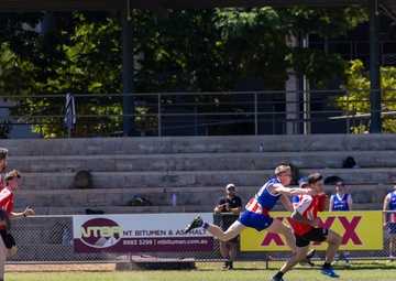 MRF-D 25.3: U.S. Marines participate in Darwin 9s AFL tournament