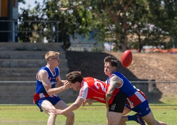 MRF-D 25.3: U.S. Marines participate in Darwin 9s AFL tournament