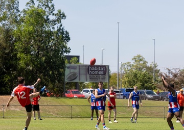 MRF-D 25.3: U.S. Marines participate in Darwin 9s AFL tournament