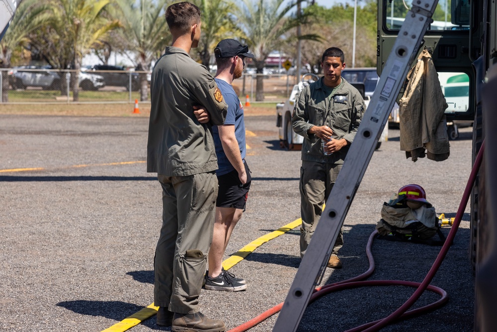 MRF-D 25.3: U.S. Marines participate in family day event