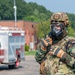 Airmen participate in an Alarm Red simulation during Northern Strike 25-2
