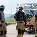 Airmen participate in an Alarm Red simulation during Northern Strike 25-2