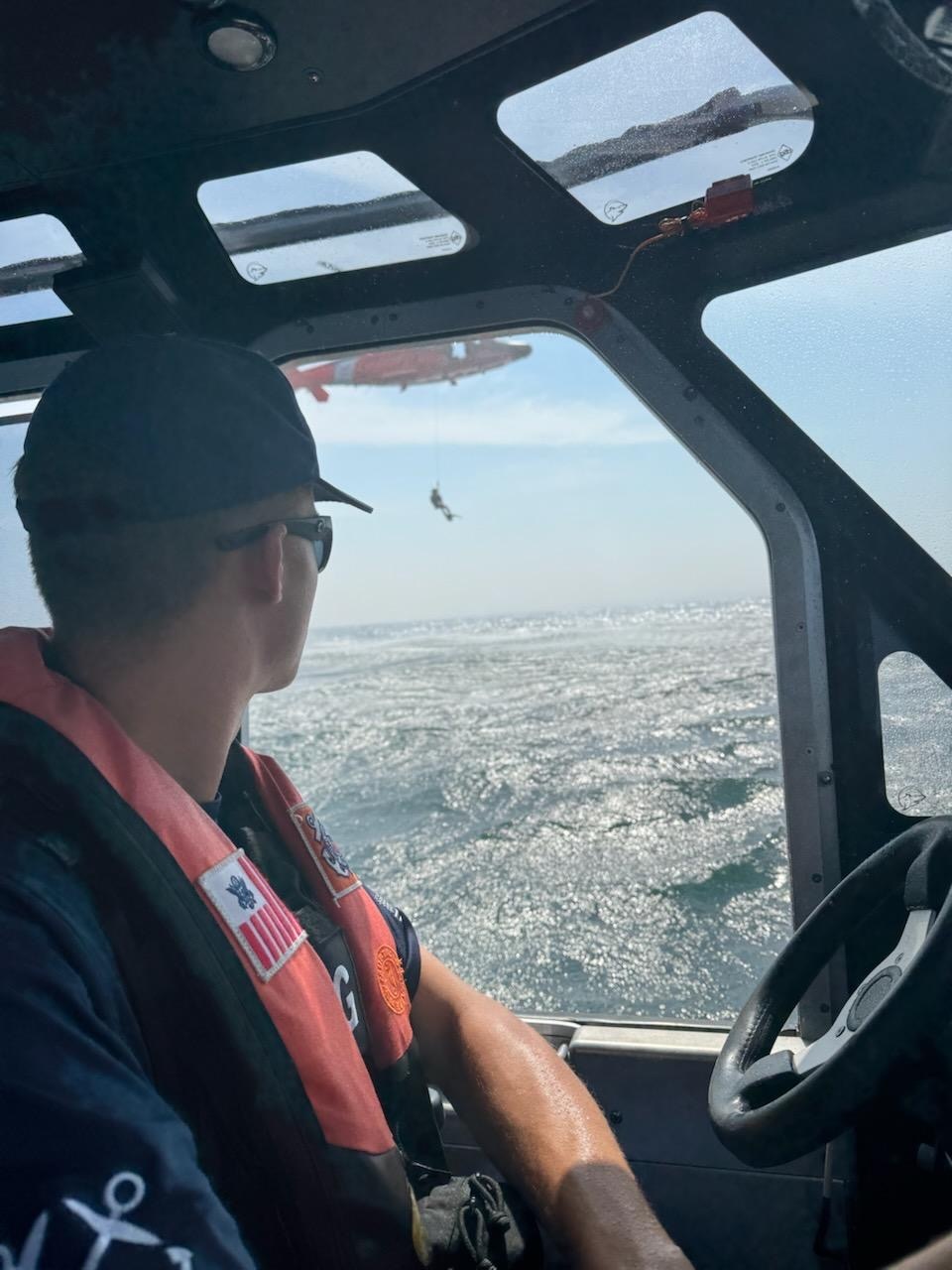 Coast Guard rescues 4 people from capsized vessel on Lake Erie