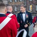 Gen. Donahue meeting the Fife and Drum Corps at The Royal Edinburgh Military Tattoo