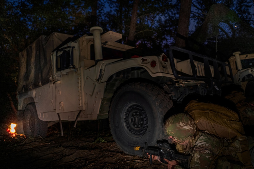 844th Engineer Battalion Quickly Find Cover