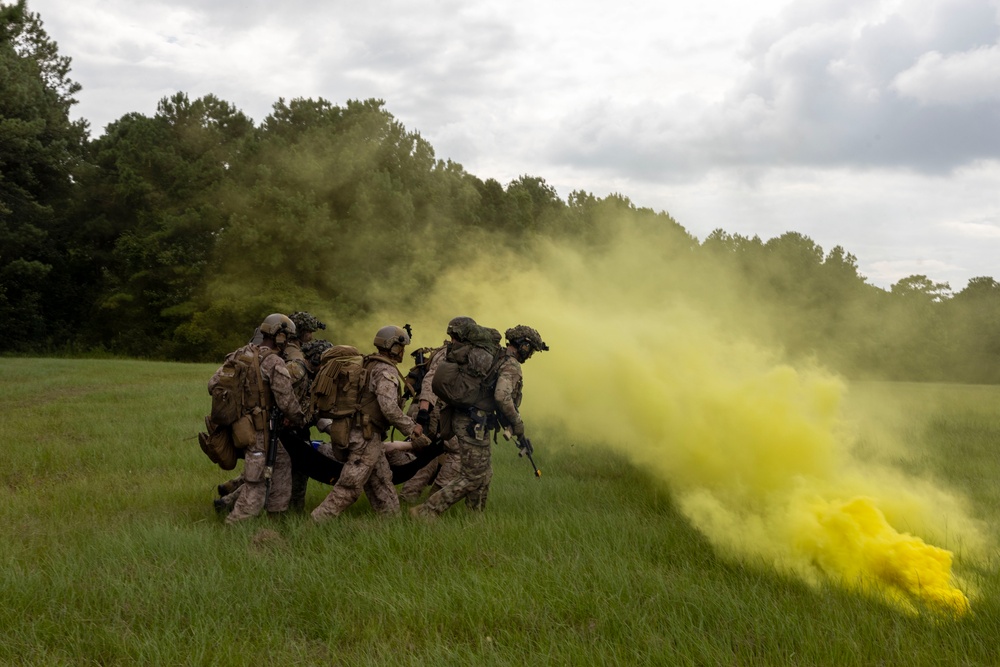 2nd ANGLICO &amp; NATO Allies Conduct Joint Casualty Evacuation Drill During Exercise Burmese Chase 25