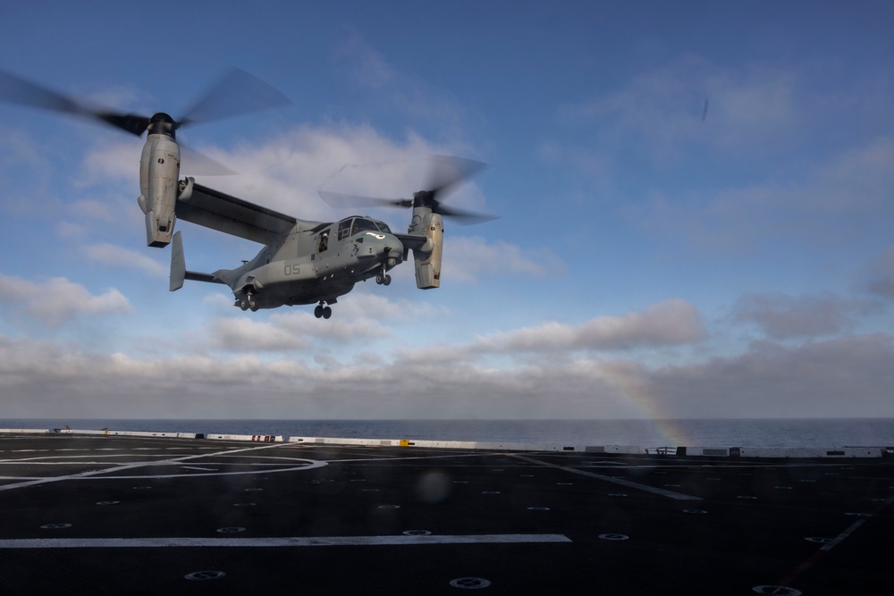 Ospreys Aboard USS Somerset (LPD 25)