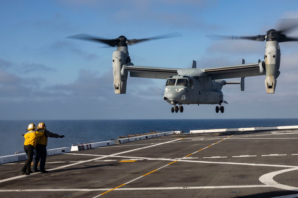 Ospreys Aboard USS Somerset (LPD 25)