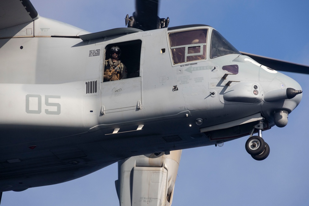 Ospreys Aboard USS Somerset (LPD 25)