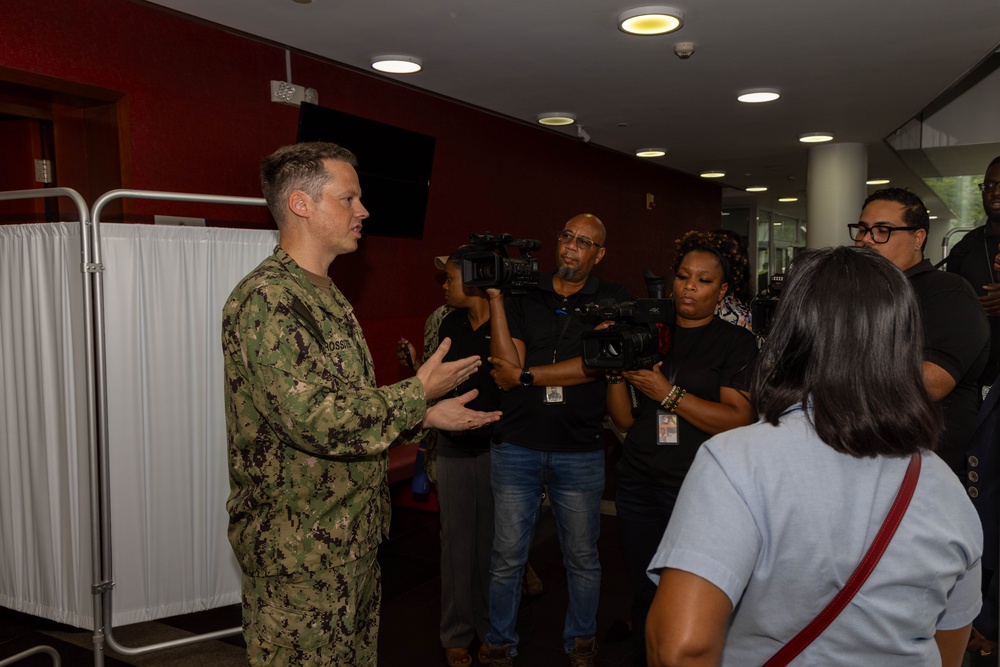 CP25 Port of Spain Medsite Operations and Distinguished Visitors