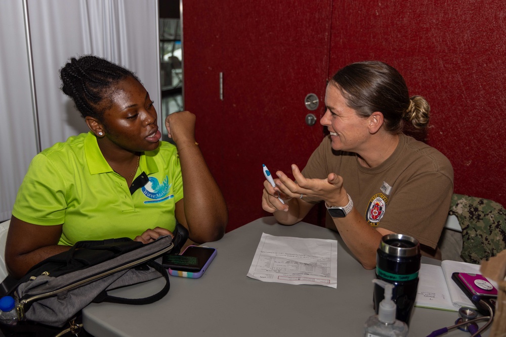 CP25 Port of Spain Medsite Operations and Distinguished Visitors