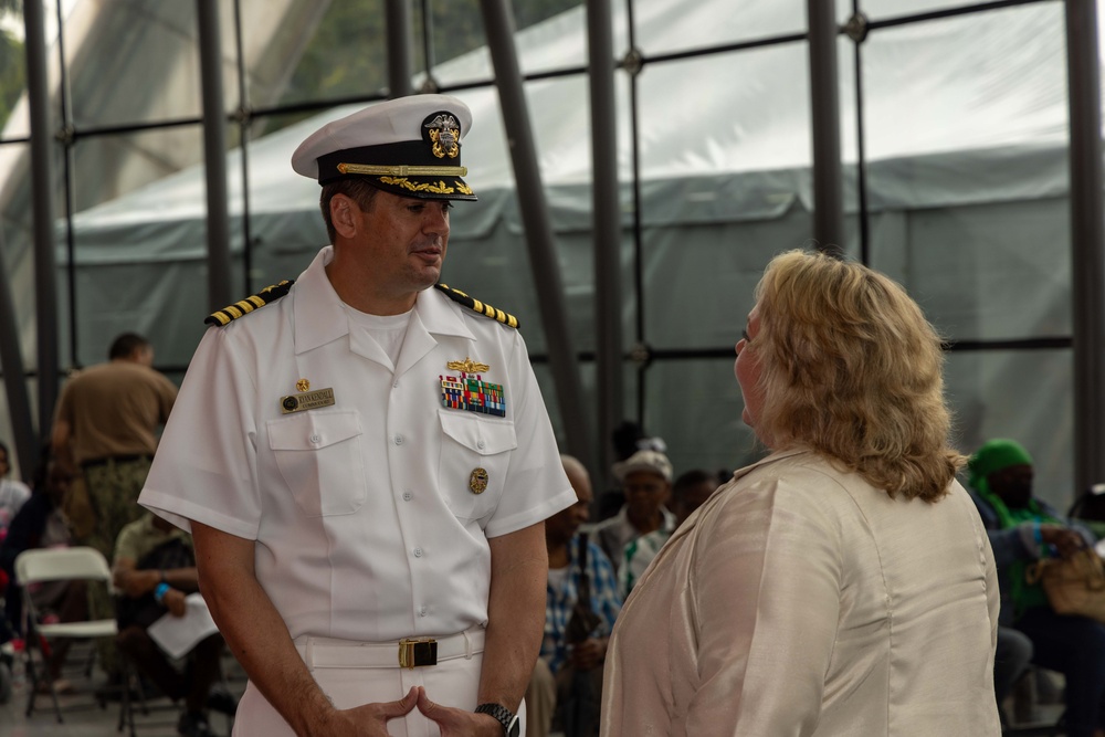 CP25 Port of Spain Medsite Operations and Distinguished Visitors