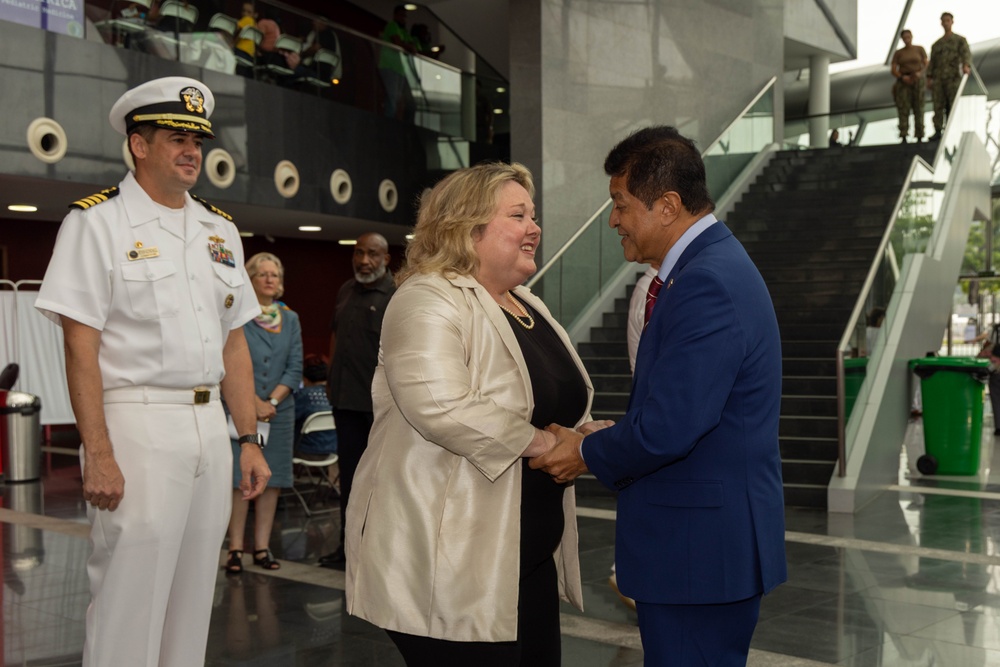 CP25 Port of Spain Medsite Operations and Distinguished Visitors