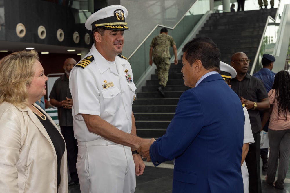 CP25 Port of Spain Medsite Operations and Distinguished Visitors