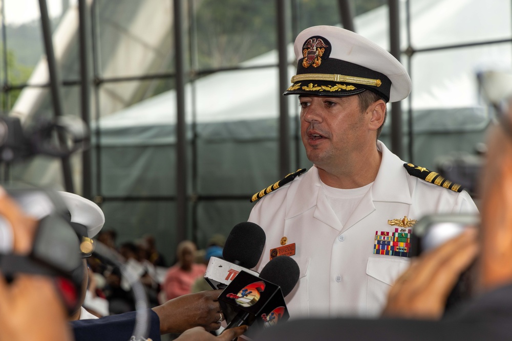 CP25 Port of Spain Medsite Operations and Distinguished Visitors