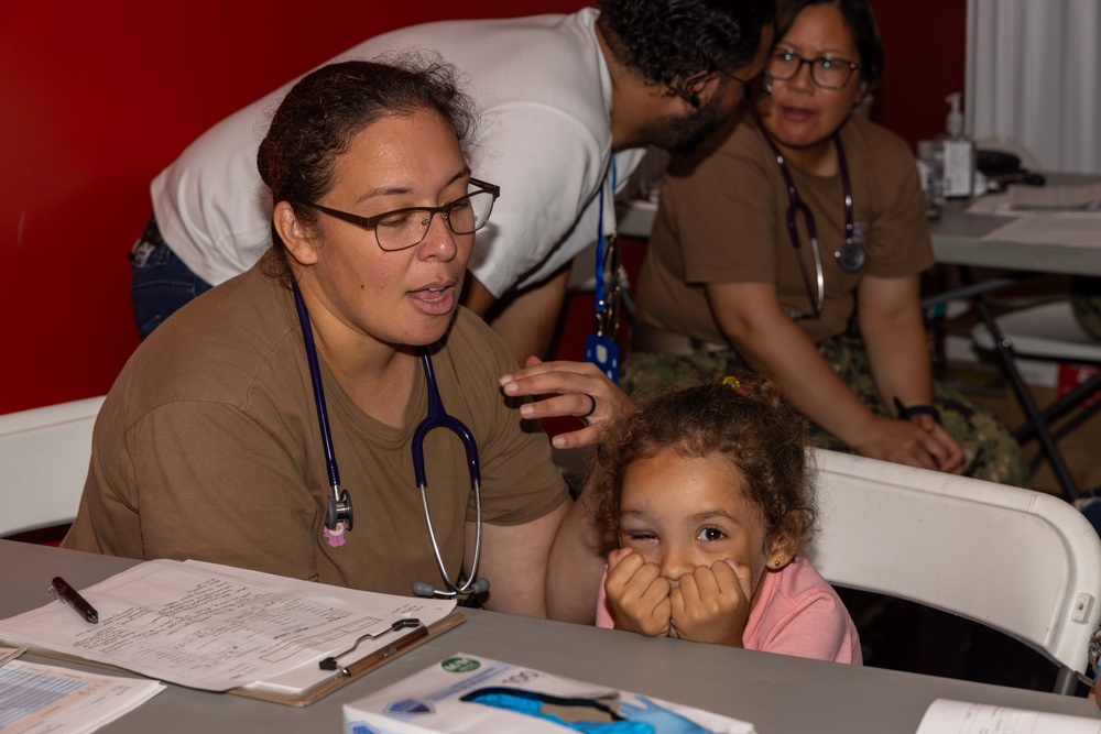 CP25 Port of Spain Medsite Operations and Distinguished Visitors