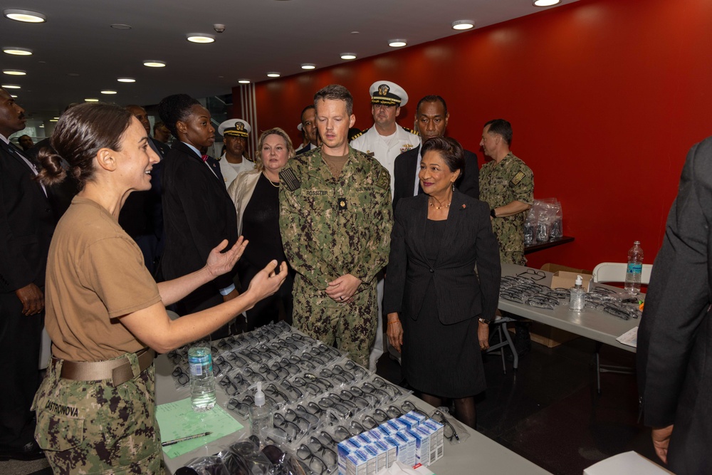 CP25 Port of Spain Medsite Operations and Distinguished Visitors