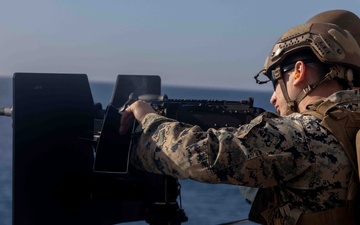 M240BB Live-Fire Aboard USS Somerset