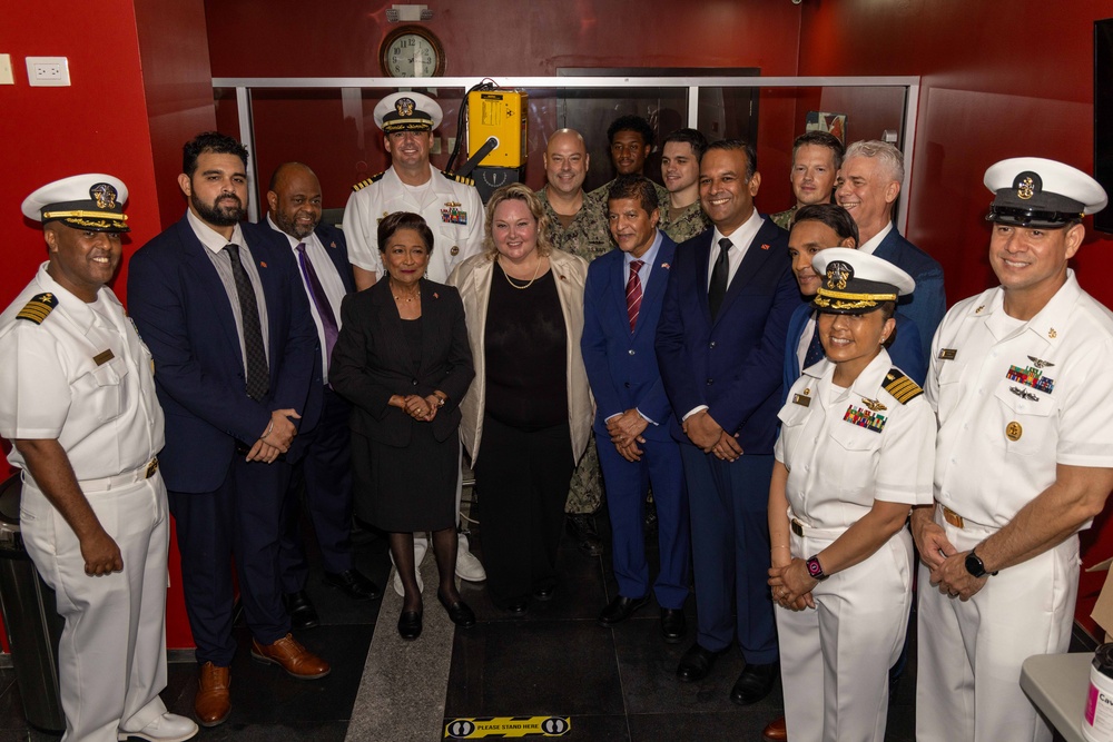 CP25 Port of Spain Medsite Operations and Distinguished Visitors