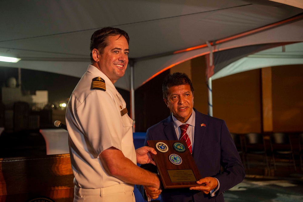 CP25 Distinguished Visitor Reception in Port of Spain, Trinidad