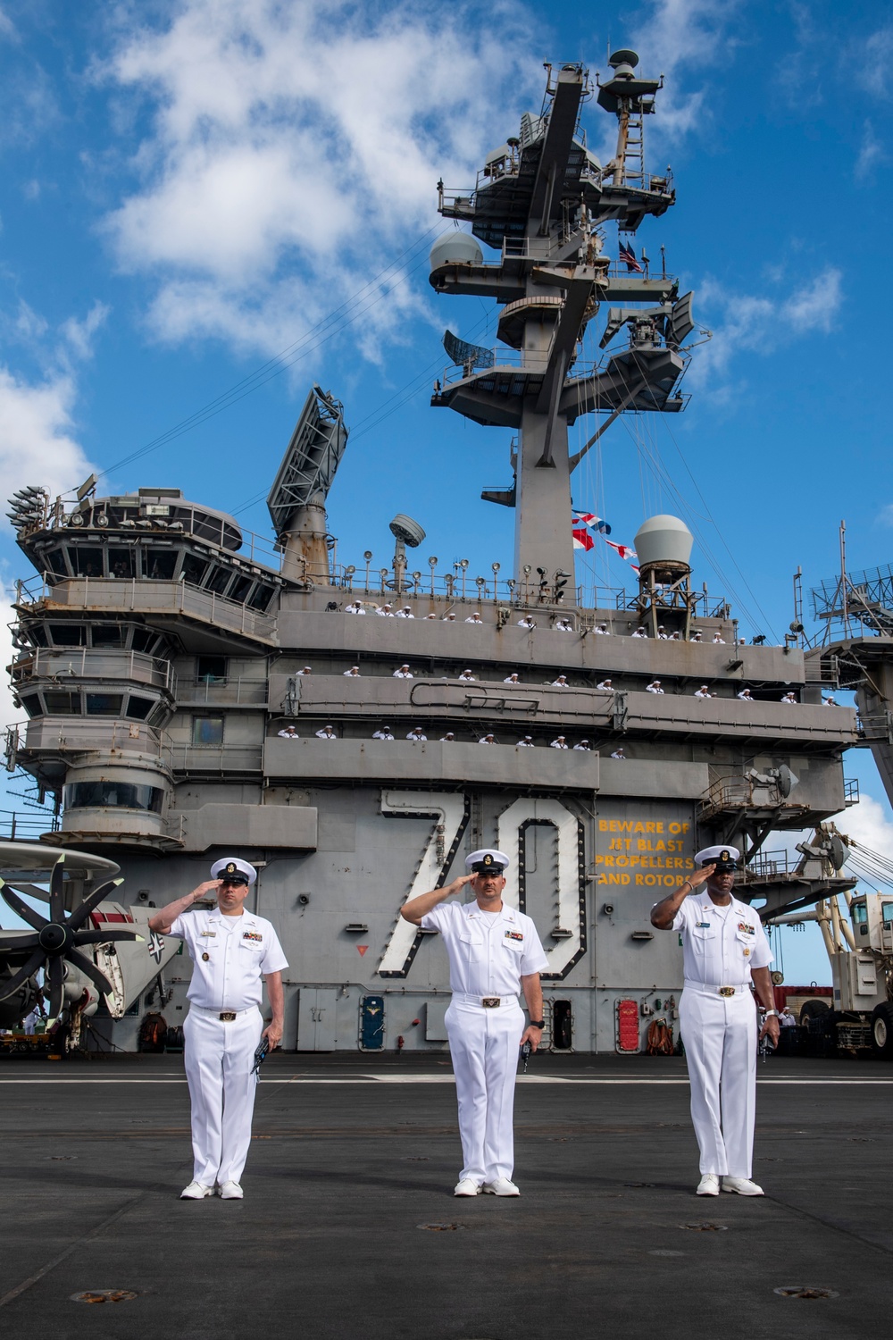 USS Carl Vinson Departs Pearl Harbor