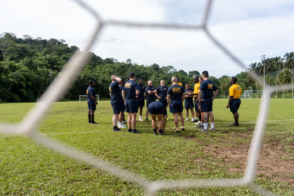 CP25 ComRel Soccer Match Port of Spain, Trinidad