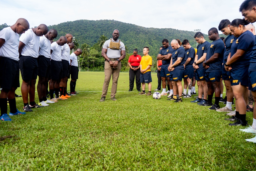 CP25 ComRel Soccer Match Port of Spain, Trinidad