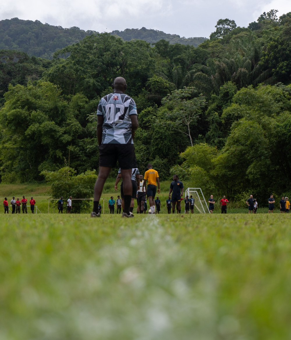 CP25 ComRel Soccer Match Port of Spain, Trinidad