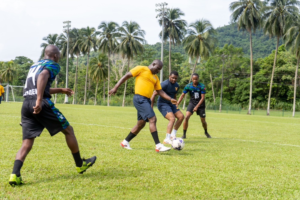 CP25 ComRel Soccer Match Port of Spain, Trinidad