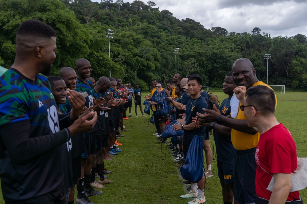 CP25 ComRel Soccer Match Port of Spain, Trinidad
