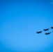 Blue Angels fly over USS Carl Vinson