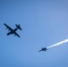 Blue Angels fly over USS Carl Vinson