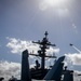 Blue Angels fly over USS Carl Vinson