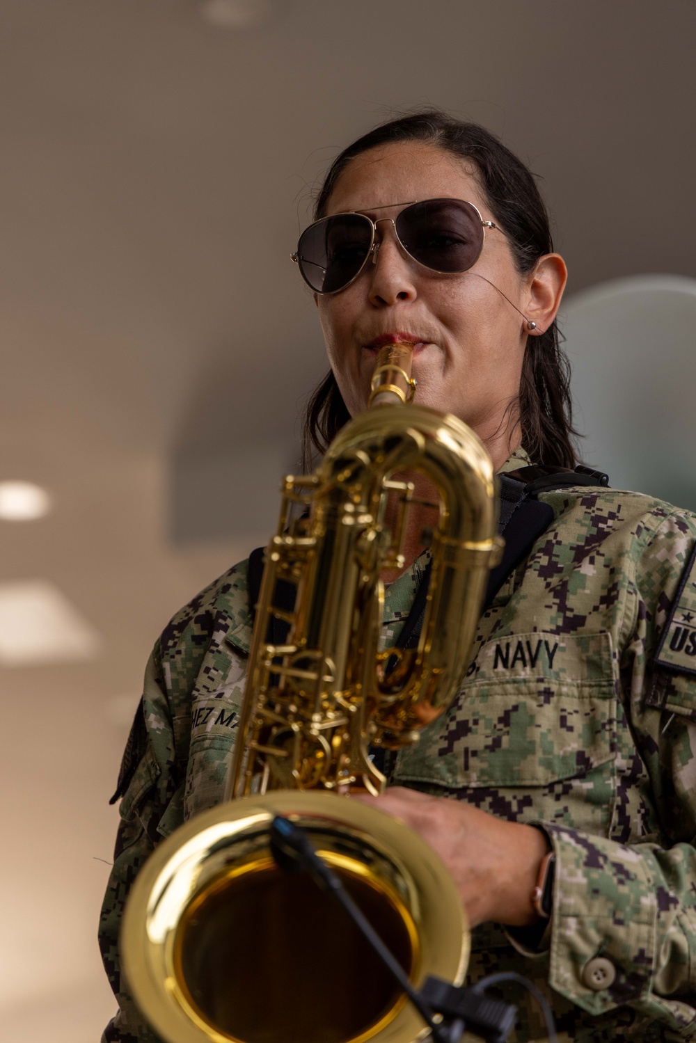 CP25 USFF Band Performs at the C3 Mall in San Fernando