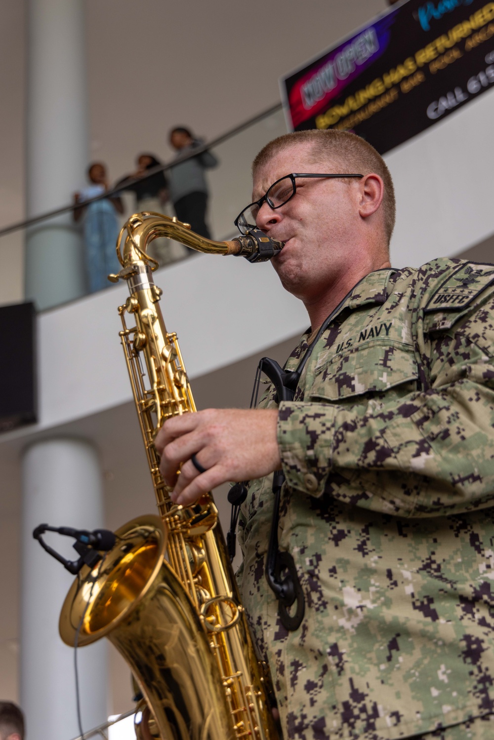 CP25 USFF Band Performs at the C3 Mall in San Fernando