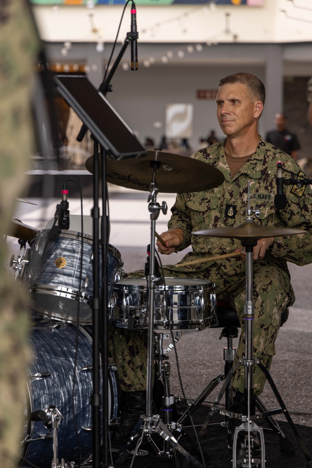 CP25 USFF Band Performs at the C3 Mall in San Fernando