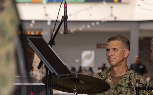 CP25 USFF Band Performs at the C3 Mall in San Fernando