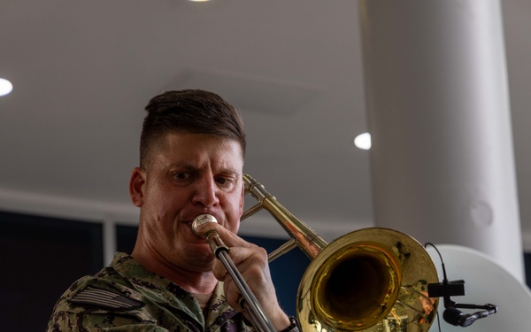 CP25 USFF Band Performs at the C3 Mall in San Fernando